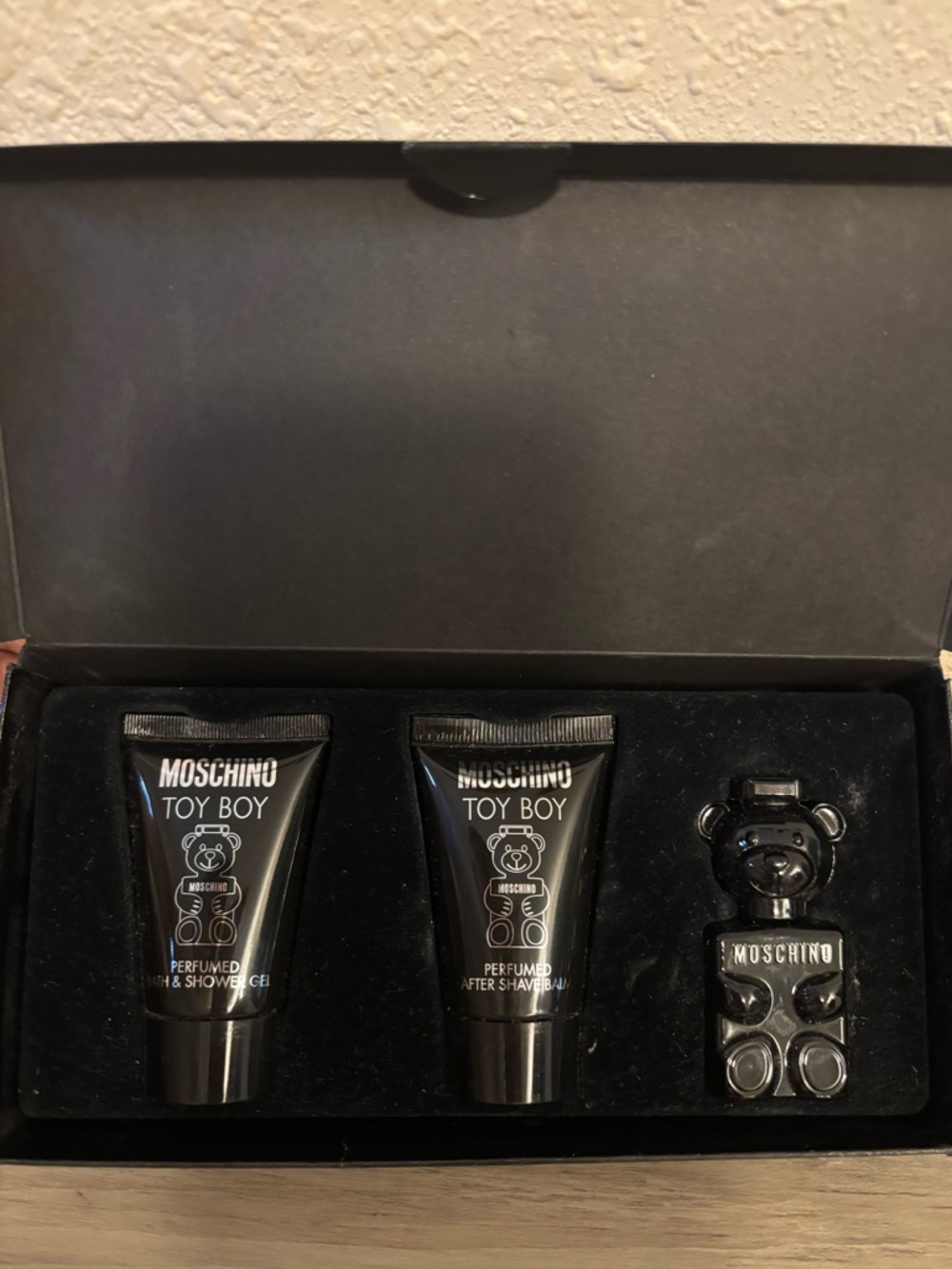 Moschino Toy Boy Men’s Grooming Set - Black